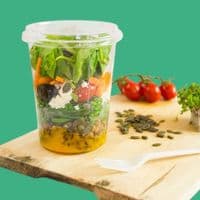 N120 XL Biodegradable Compostable Dessert & Deli Salad Containers 32oz x 50