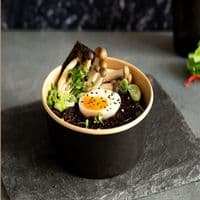 N150 Bulk Noir Large Biodegradable Compostable Food Container Bowls 34oz x 300