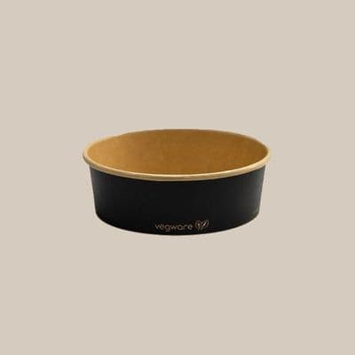 N150 Bulk Noir Standard Biodegradable Compostable Food Container Bowls 16oz x 300