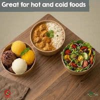 N150 Kraft Biodegradable & Compostable Food Container Bowls (Box of 300) | Eco-Friendly Open-Top Paperboard Salad & Street Food Bowls | Plastic-Free Takeaway Salad Bowls