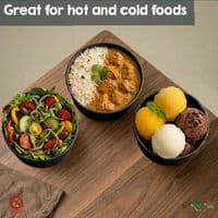 N150 Standard Noir Compostable Food Container Bowls 16oz | Box of 300