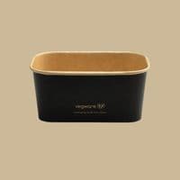 N173 Bulk Noir Large Biodegradable Compostable Food Containers 34oz x 300