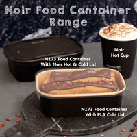 N173 Bulk Noir Standard Biodegradable Compostable Food Containers 16oz x 300