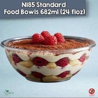 N185 Bulk Standard Premium Compostable Dessert & Salad Bowls | Bulk