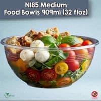 N185 Bulk Standard Premium Compostable Dessert & Salad Bowls | Bulk