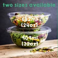 N185 Bulk Standard Premium Compostable Dessert & Salad Bowls | Bulk