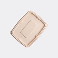 N196 Bagasse Premium Biodegradable Sandy Food Containers 56oz