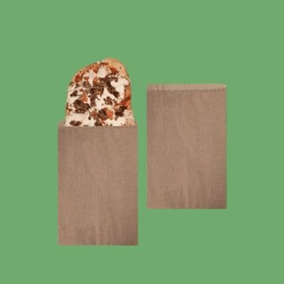 N2 Bulk Medium Biodegradable Compostable Thermal Grill Hot Food Bags 12x7