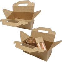 N2 Cardboard Biodegradable Compostable Carry Pack Food Box 63oz x 125