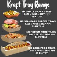 N2 Cardboard Biodegradable Compostable Carry Pack Food Box 63oz x 125