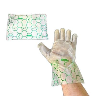 N2 Compostable Biodegradable Medium Disposable Gloves  x 100