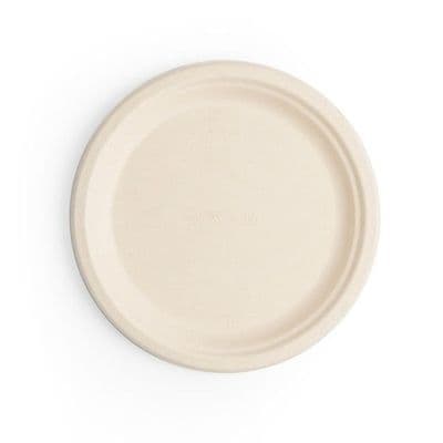N2 Medium Sandy Biodegradable Compostable Round Plates 9