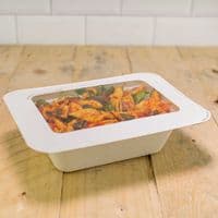 N210 PLA Biodegradable Compostable Window Slip on Lids x 50