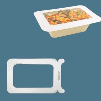 N210 PLA Biodegradable Compostable Window Slip on Lids x 50