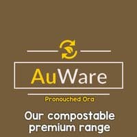 N210 Standard Sugarcane Compostable 2 Compartment Food Trays 12oz x 50