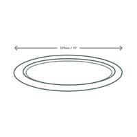 N3 Bulk Oval Sugarcane Biodegradable Compostable Round Plates 10