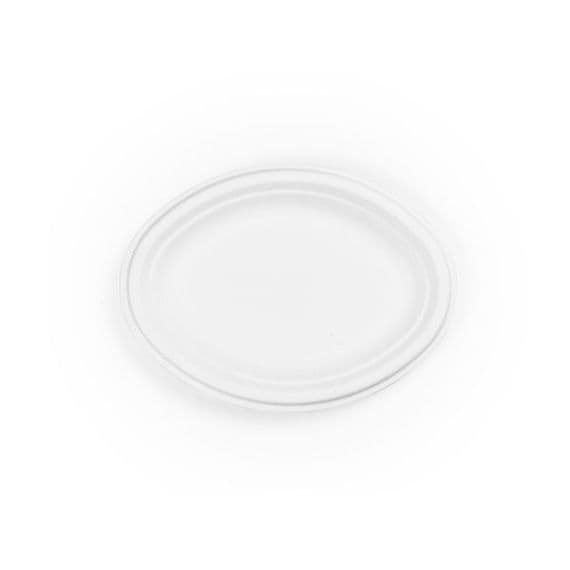 N3 Bulk Oval Sugarcane Biodegradable Compostable Round Plates 10
