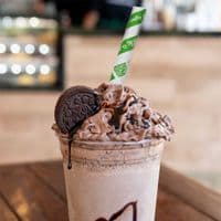 N3 Large Biodegradable Compostable Thick Shake Smoothie Straws 10mm (Pack of 80)