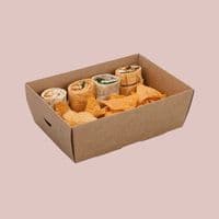 N3 Large Compostable Buffet Platter Insert | Produce Trays 12x9