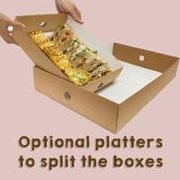 N3 Large Compostable Buffet Platter Insert | Produce Trays 12x9