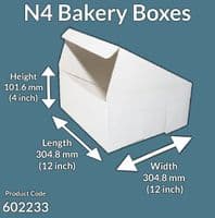 N4 Cardboard Compostable Folding Bakery Cake Boxes 12