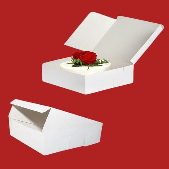 N4 Cardboard Compostable Folding Bakery Cake Boxes 12