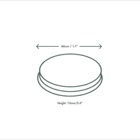 N44 Kraft Small Compostable Hot & Cold Portion Pot Lids  x 50