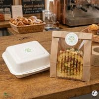 N47 Round Biodegradable & Compostable Food Labels - 50mm | Roll of 500