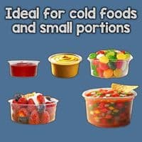 N48 Bulk PLA Biodegradable Compostable Portion Pots Lids 48mm x 5000