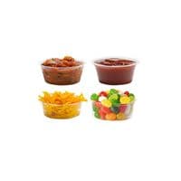N48 PLA Biodegradable Compostable Cold Food Sample Portion Pots 0.5oz x 100