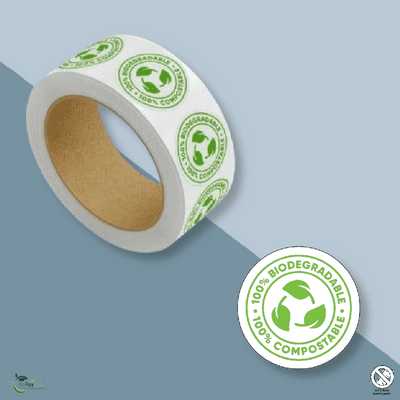 N48 Round Biodegradable & Compostable Food Labels - 50mm | Roll of 500