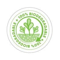 N49 Round Biodegradable & Compostable Food Labels - 50mm | Roll of 500