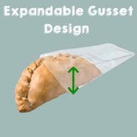 NatureFlex™ Clear Gusseted Heat Seal Bags | Home Compostable & Plastic-Free