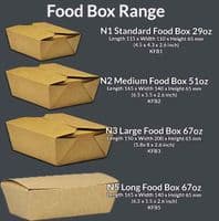 N5 Long Newsprint Biodegradable Compostable Fish & Chip Boxes x 39