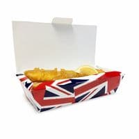 N5 Made in Green Britain  Union Flag Food Boxes 10x5