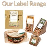 N50 Biodegradable Biodegradable Compostable Food Sticker Labels x 500