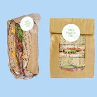 N50 Biodegradable Compostable Plastic Free Food Sticker Labels x 500