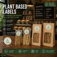 N50 Round Biodegradable & Compostable Food Labels | 100% Biodegradable