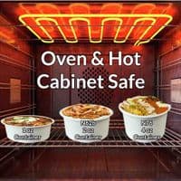 N62 Bulk Sugarcane Small Compostable Hot & Cold Sample Portion Pot Cups 1oz x 50