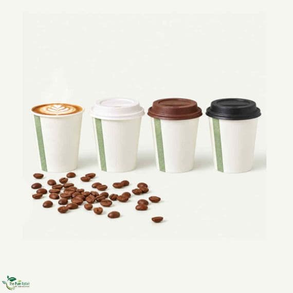 N62 Single Wall Biodegradable Compostable Disposable Hot Drink Cups | 4oz | Pack of 50
