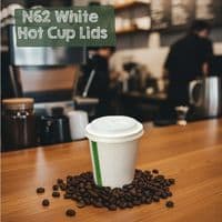 N62 Single Wall Biodegradable Compostable Disposable Hot Drink Cups | 4oz | Pack of 50