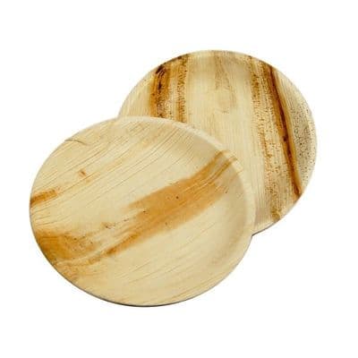N7 Palm Leaf Disposable Biodegradable Round Plates 7