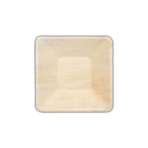 N7 Palm Leaf Square Compostable Biodegradable Plate 7
