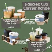 N72 CPLA White Biodegradable Compostable Hot Drink Cup Lids 72mm x 50