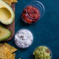 N73 PLA Biodegradable Compostable Cold Food Portion Pots x 100