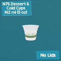 N76 Corn Biodegradable Compostable Deli & Dessert Cups x 50