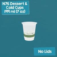 N76 Corn Biodegradable Compostable Deli & Dessert Cups x 50