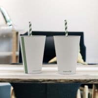 N76 Paper Medium Compostable Cold Food & Drink Cups 12oz x 50