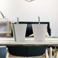 N76 Paper Standard Compostable Cold Food & Drink Cups 9oz (Pack of 50)