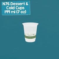 N76 PLA Corn Cold Cups 5oz & Lids – Biodegradable & Compostable (Pack of 50)